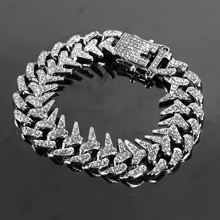 Gothic Thorns Bracelet - Silver