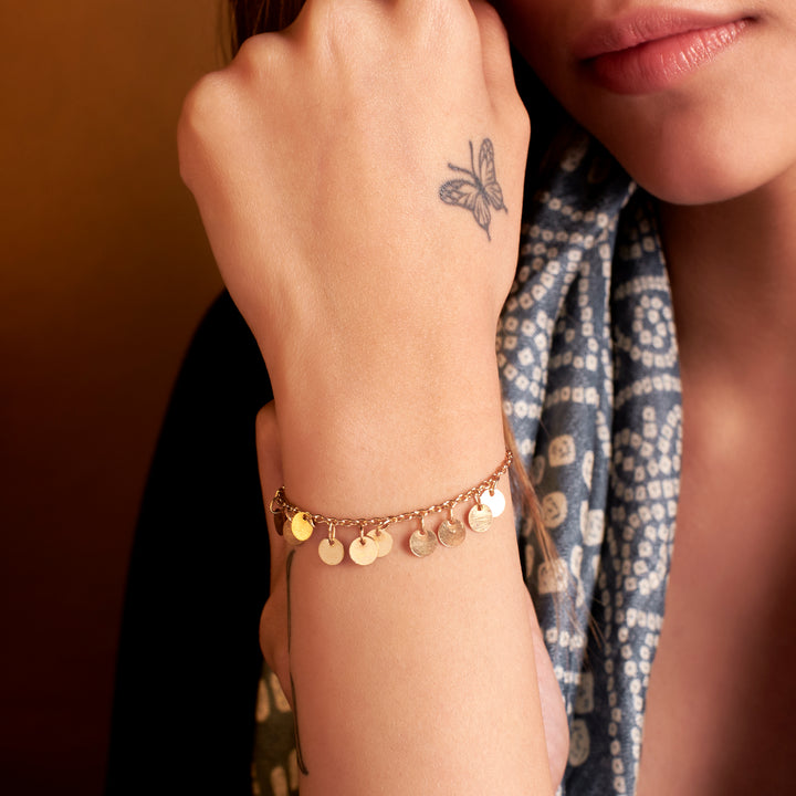 Sunshine Coin Bracelet - Salty Accessories