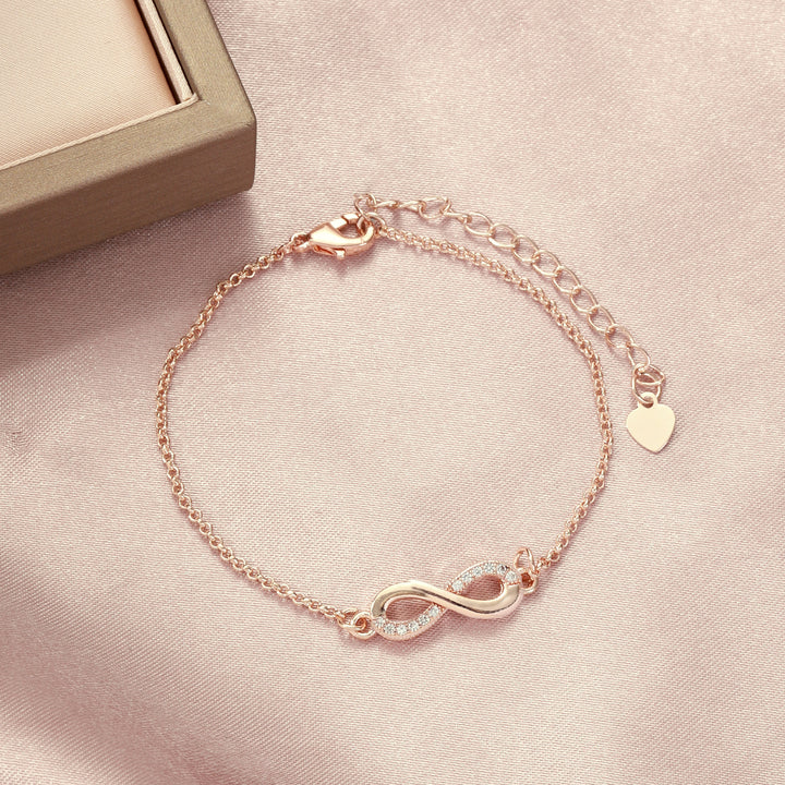 Forever Linked Infinity White Bracelet - Salty Accessories