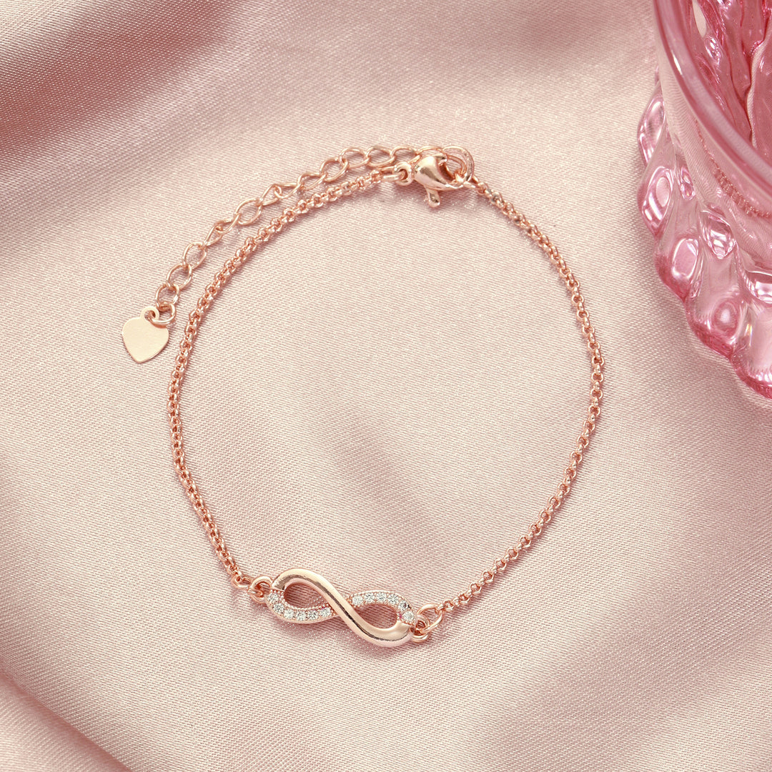 Forever Linked Infinity White Bracelet - Salty Accessories