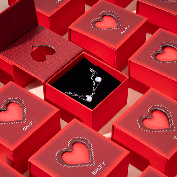 Ivory Glimmer Silver Bracelet