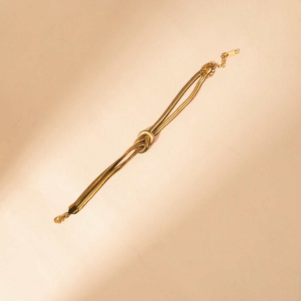 Knotty Affair Gold Bracelet