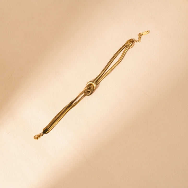Knotty Affair Gold Bracelet