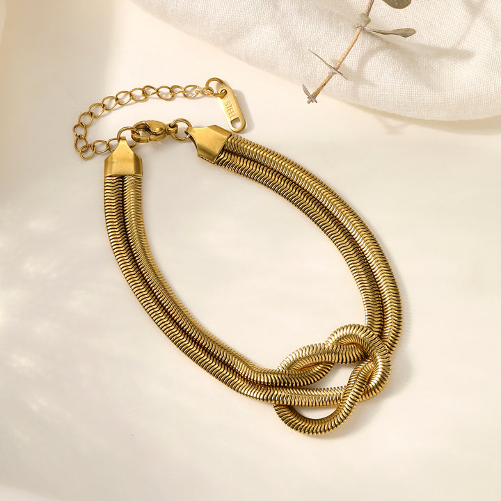 Knotty Affair Gold Bracelet