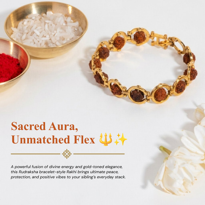 Ethnic Rudra Rakhi for Bhaiya