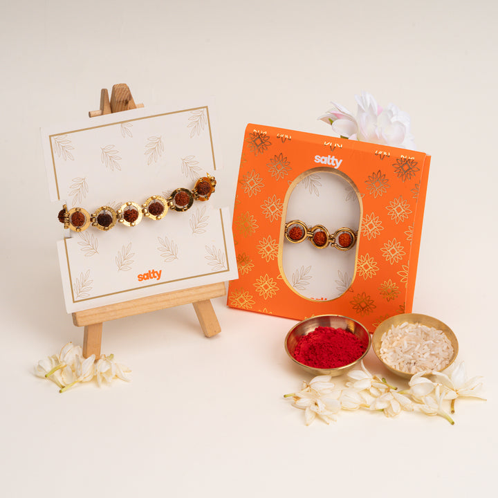 Ethnic Rudra Rakhi for Bhaiya