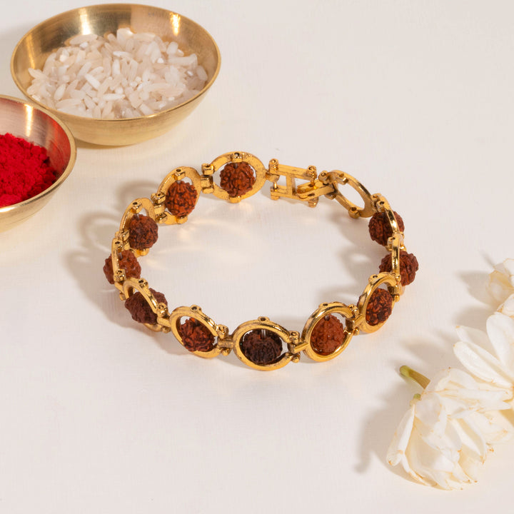 Ethnic Rudra Rakhi for Bhaiya