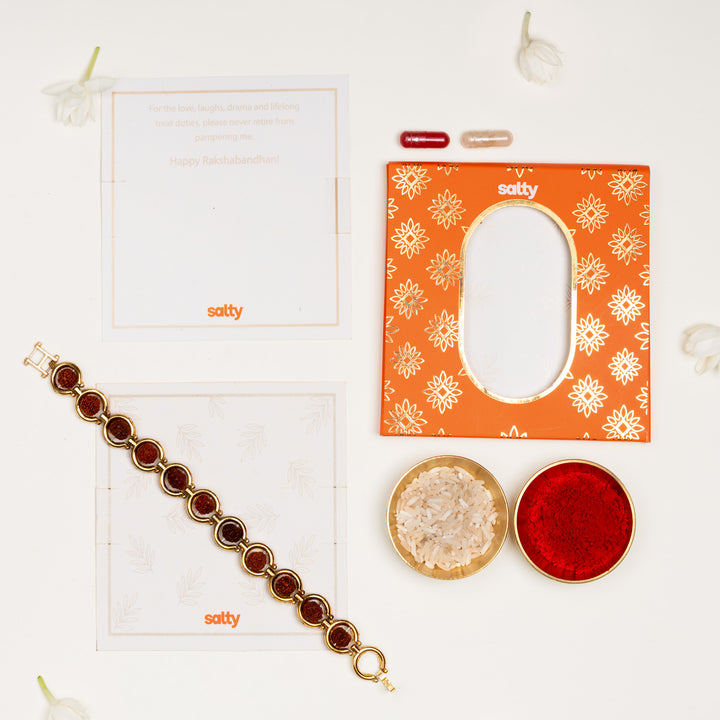 Ethnic Rudra Rakhi for Bhaiya