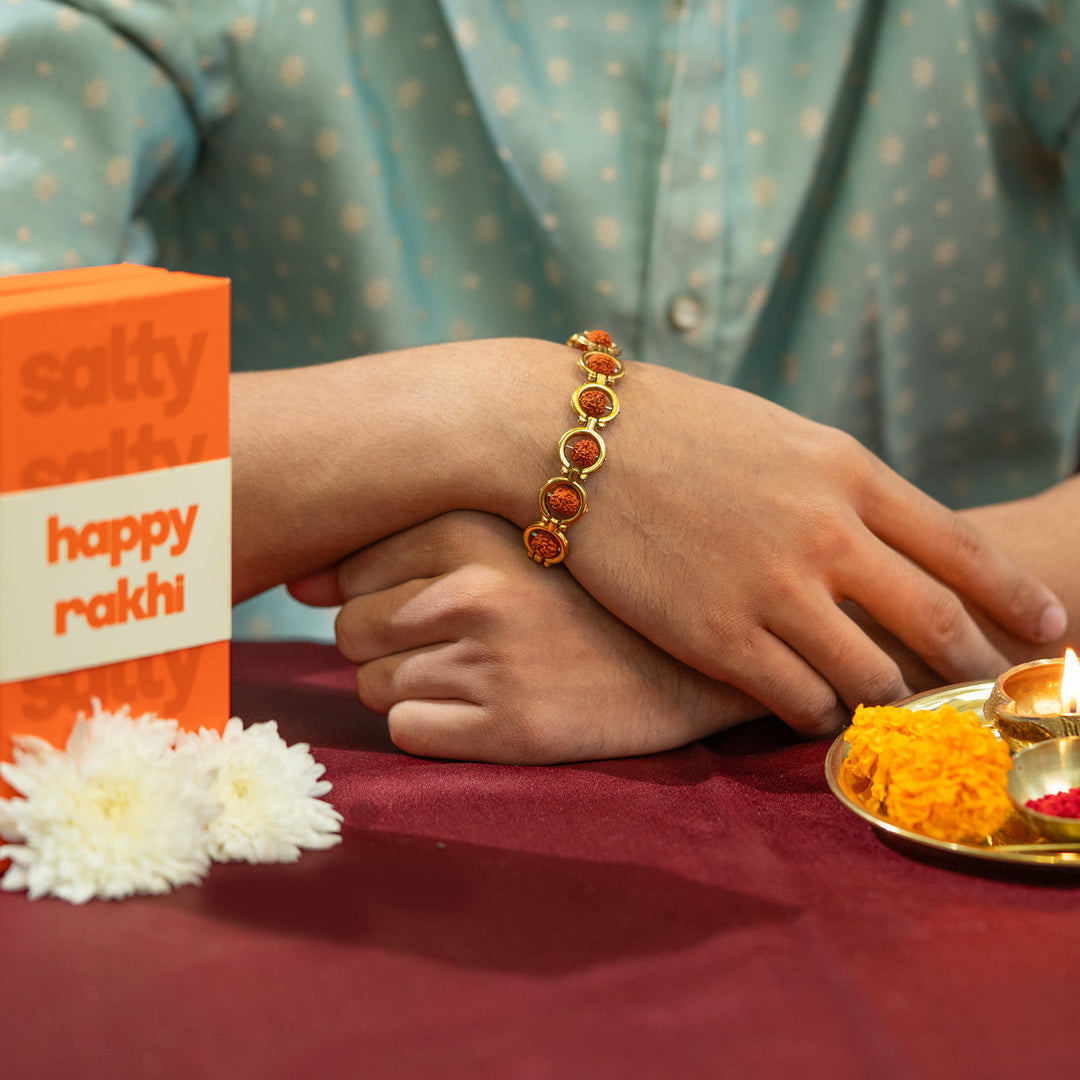 Ethnic Rudra Rakhi for Bhaiya