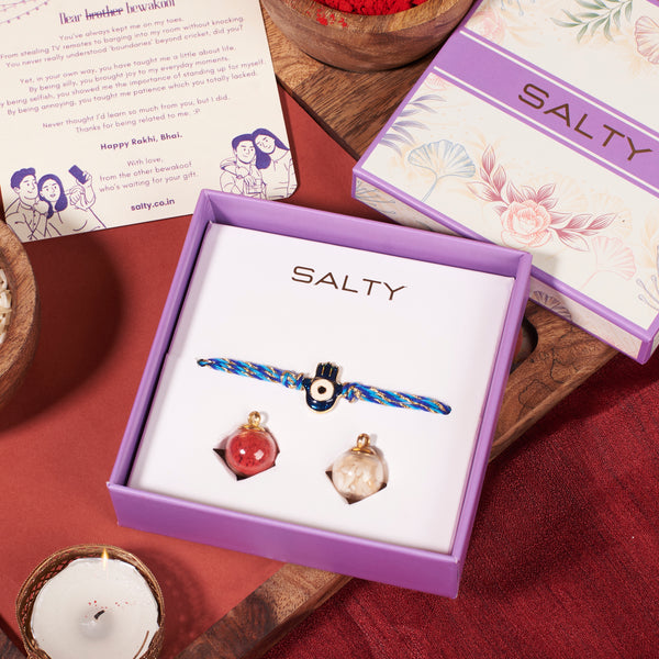 Minimal Evil Eye Rakhi