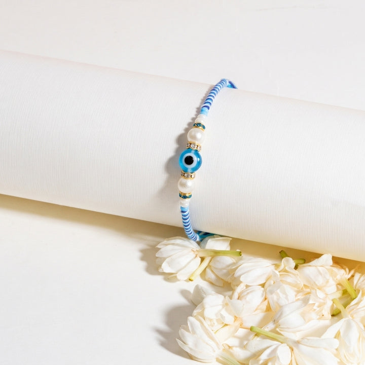 Classic Blue Evil Eye Rakhi