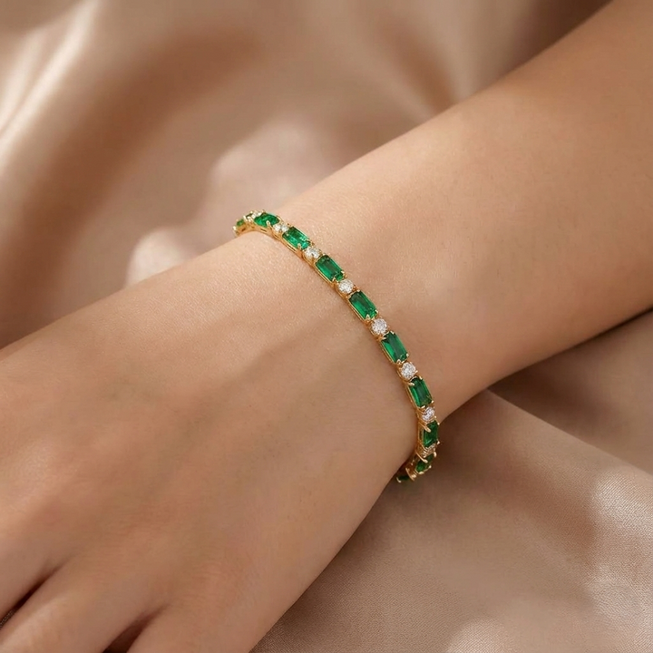 Emerald Royale Tennis Bracelet