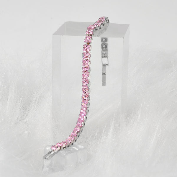 Blush Radiance Tennis Bracelet