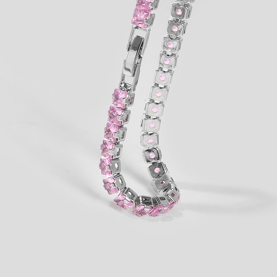 Blush Radiance Tennis Bracelet