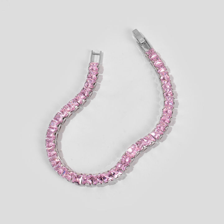 Blush Radiance Tennis Bracelet