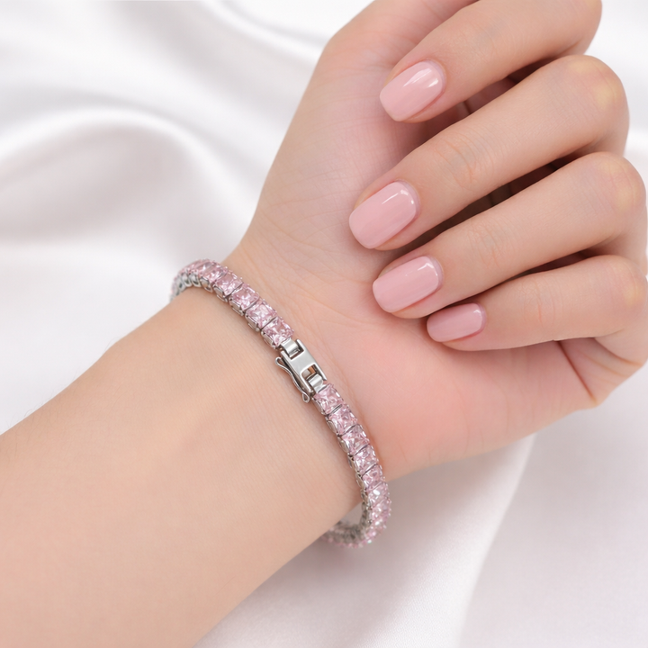 Crystal Studded Watch And Bracelet Stack - Salty Accessories