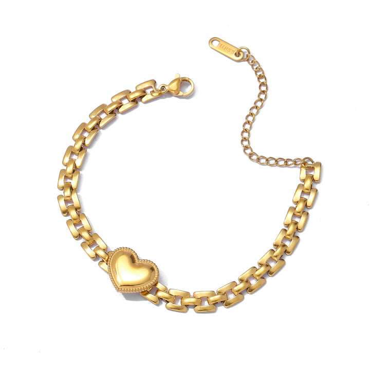 Golden Heart Promise Bracelet