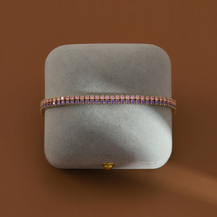 Royal Amethyst Tennis Bracelet