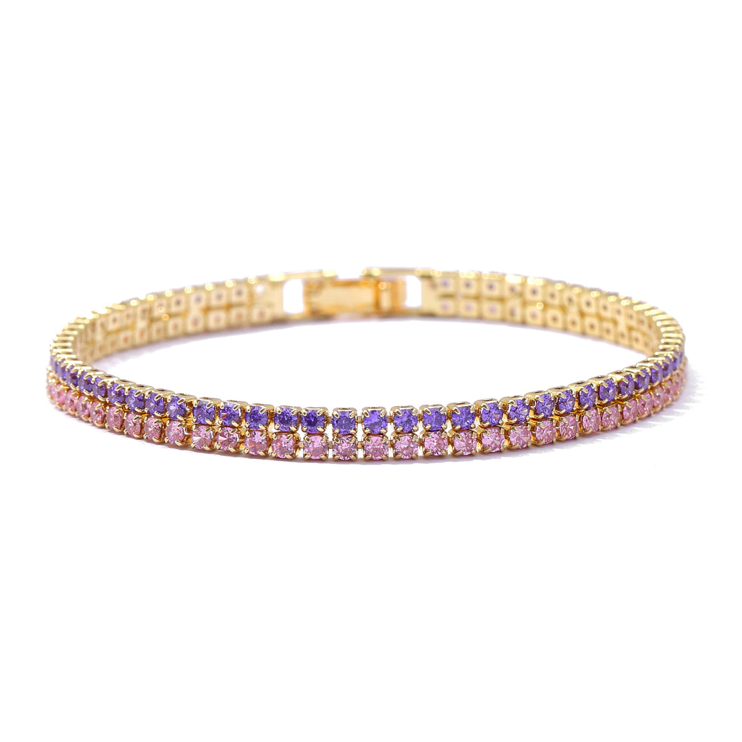 Royal Amethyst Tennis Bracelet