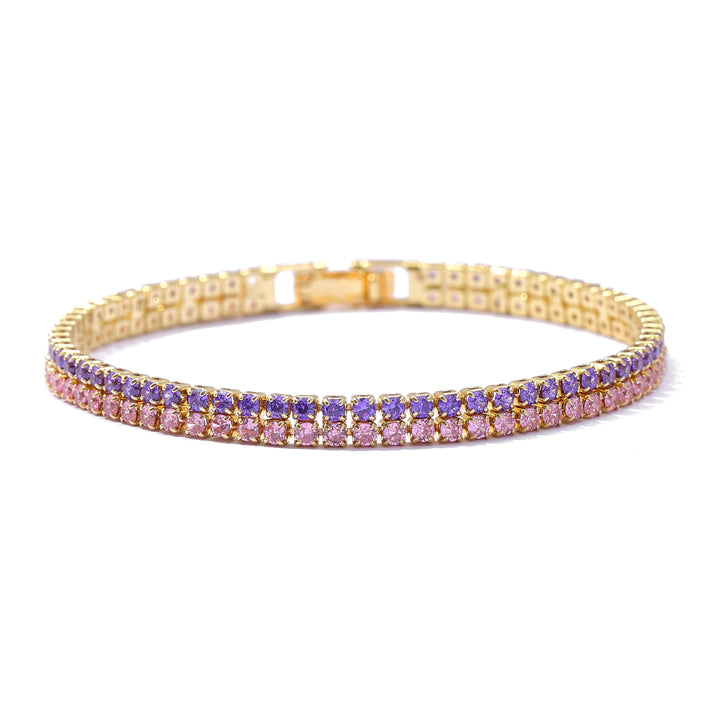 Royal Amethyst Tennis Bracelet