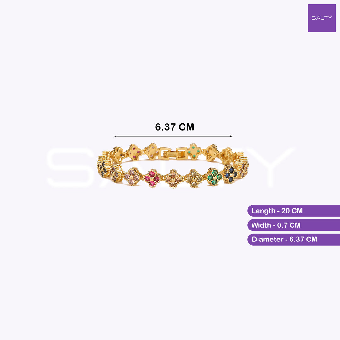 Garden Gleam Charm Bracelet