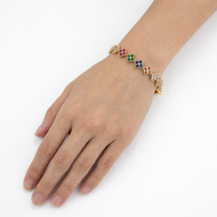 Garden Gleam Charm Bracelet