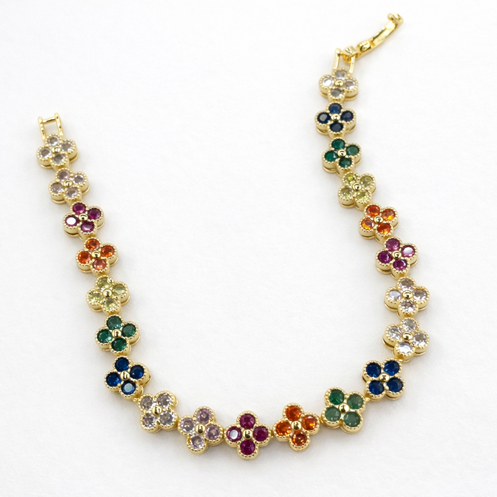 Garden Gleam Charm Bracelet