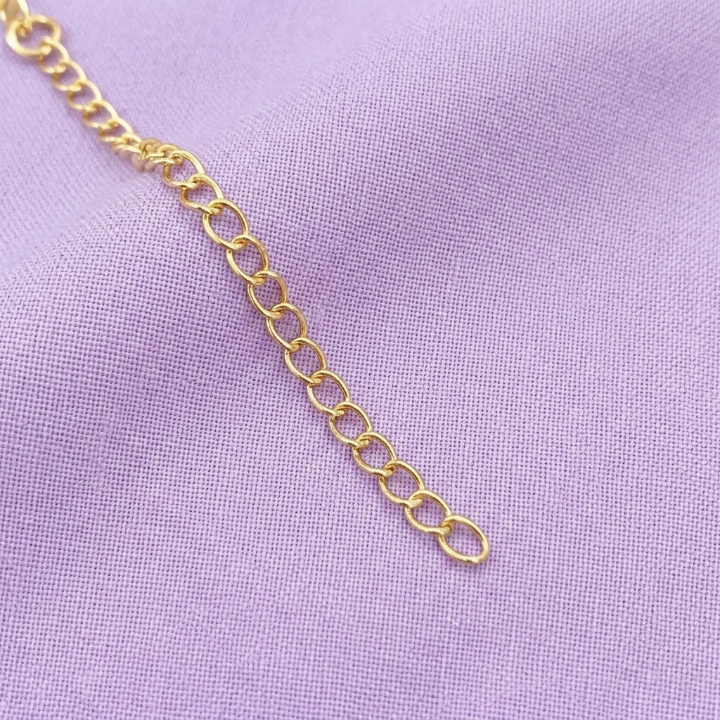 Golden Edge Link Bracelet