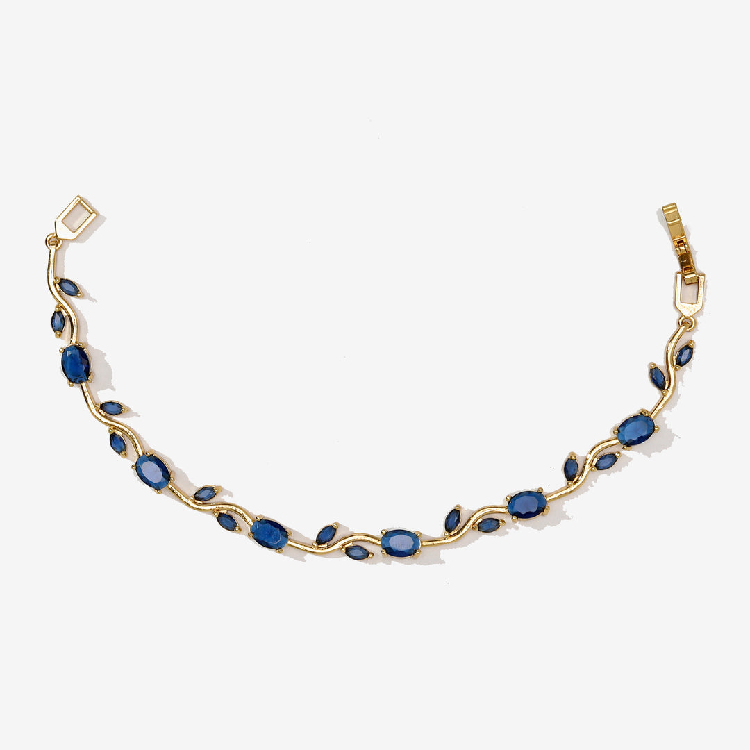 Crystal Vine Bracelet - Blue
