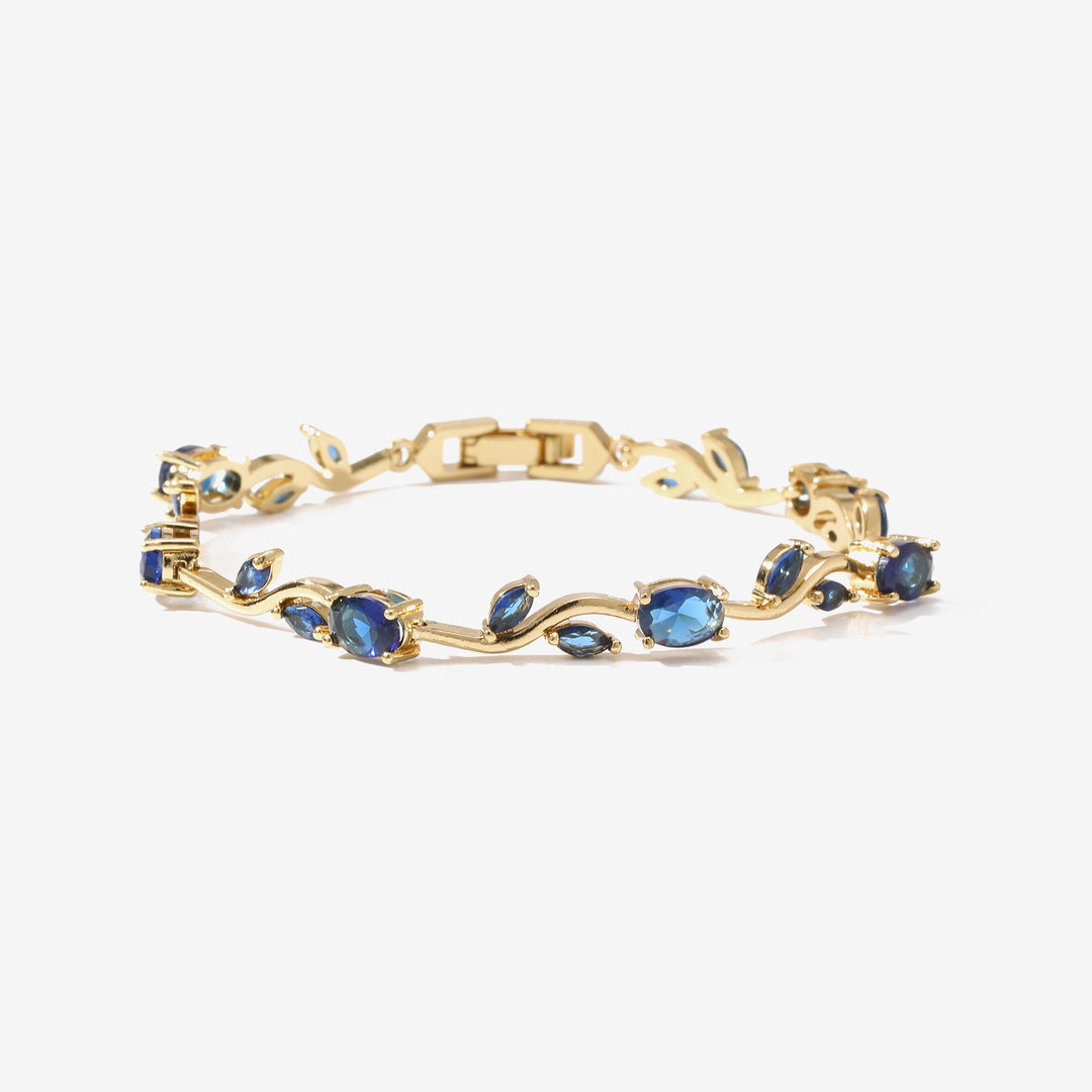 Crystal Vine Bracelet - Blue
