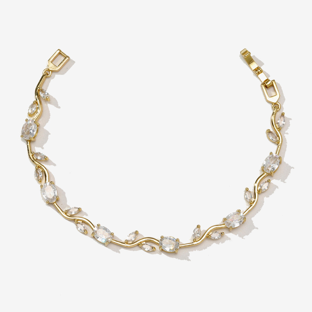 Crystal Vine Bracelet - White