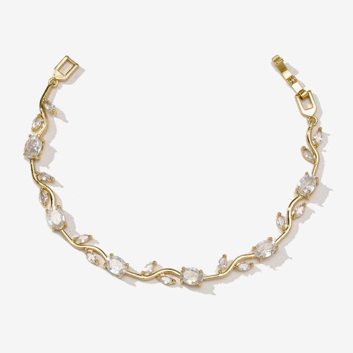 Crystal Vine Bracelet - White