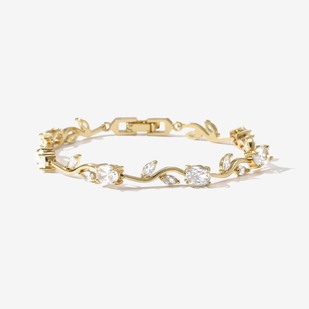 Crystal Vine Bracelet - White