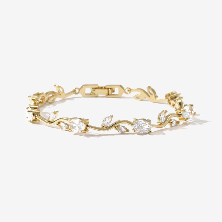 Crystal Vine Bracelet - White