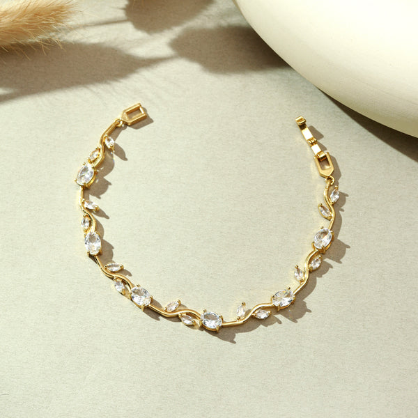 Crystal Vine Bracelet - White