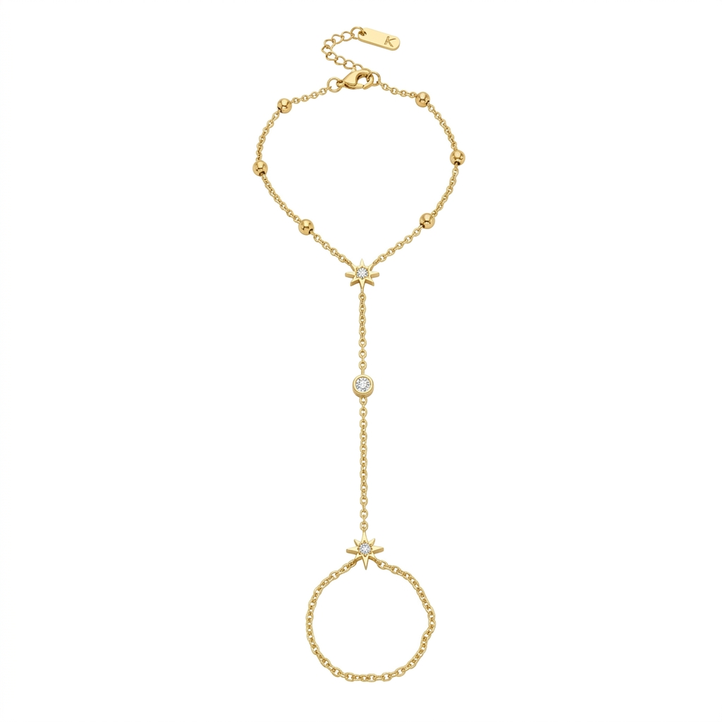 2in1 Celestial Star Ring Bracelet