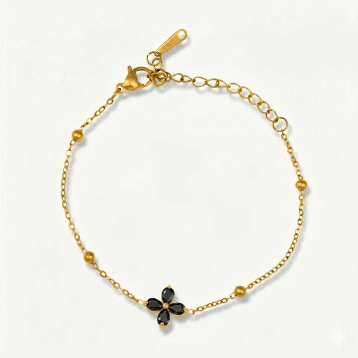 Black Bloom Bracelet