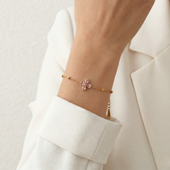 Pink Bloom Bracelet | Salty