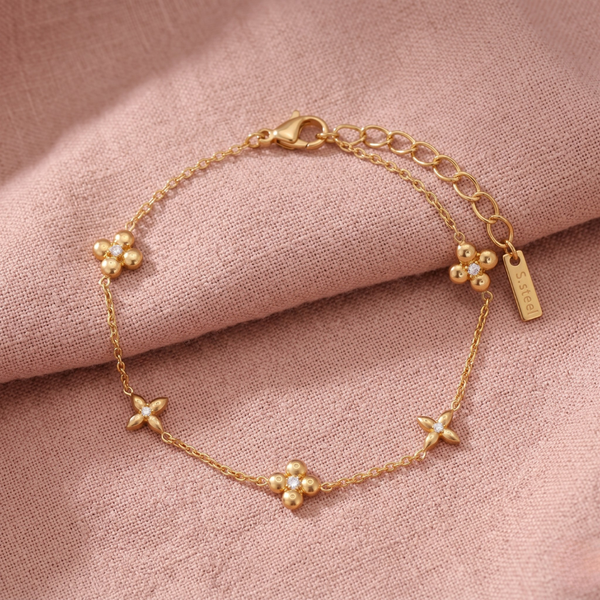 Golden Clover Bracelet