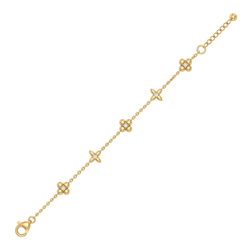 Golden Clover Bracelet