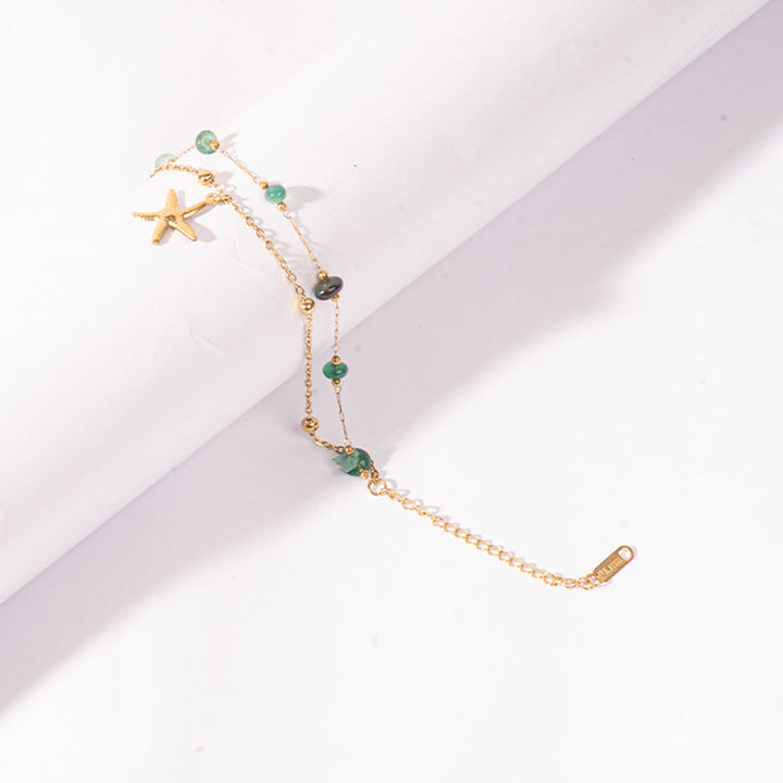Dual Layer Ocean Aura Starfish Bracelet | Salty