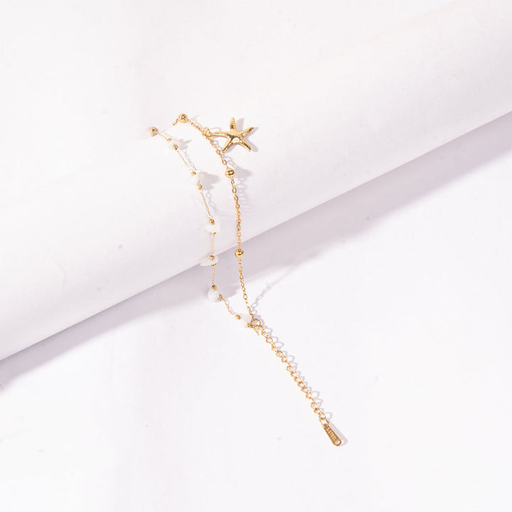 Dual Layer Ocean Drip Starfish Bracelet | Salty