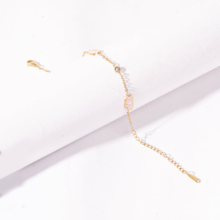 Blush Lotus Glow Bracelet | Salty