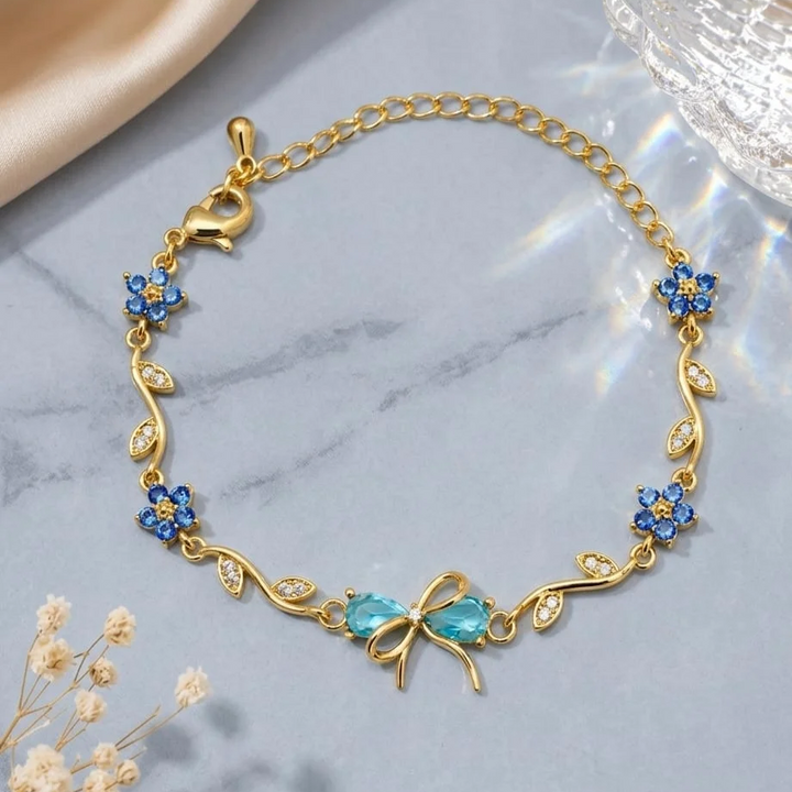 Blossom Vine Bracelet - Blue
