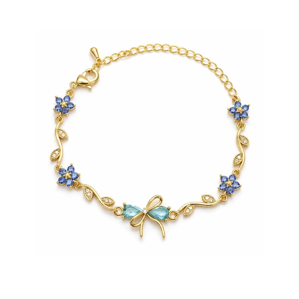 Blossom Vine Bracelet - Blue