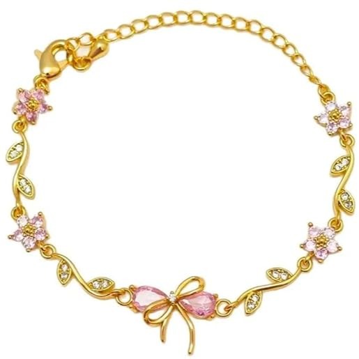 Blossom Vine Bracelet - Pink