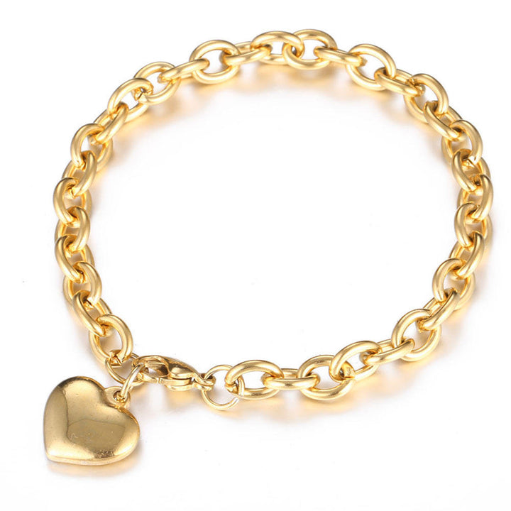 Lovelle Link Heart Bracelet | Salty