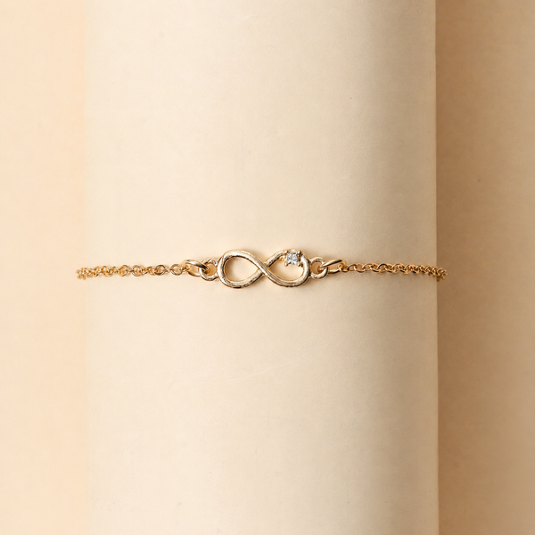 Infinity Spark Charm Bracelet