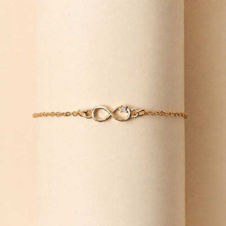 Infinity Spark Charm Bracelet