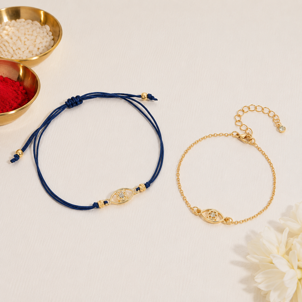 Evil Eye Rakhi Bandhan Lumba Rakhi For Bhaiya and Bhabhi